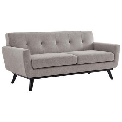 Sofas and Loveseat Modway Furniture Engage Light Gray EEI-5759-LGR 889654932024 Sofas and Armchairs Loveseat Love seatSofa Sofa Set setTufted tufting 