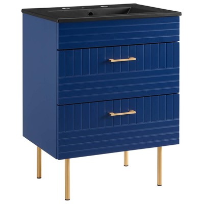 Bathroom Vanities Modway Furniture Daybreak Blue Black EEI-5819-BLU-BLK 889654234692 Vanities 25 