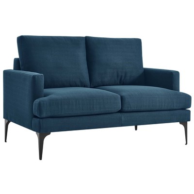 Modway Furniture Sofas and Loveseat, Chaise,LoungeLoveseat,Love seatSofa, Polyester, Contemporary,Contemporary/ModernModern,Nuevo,Whiteline,Contemporary/Modern,tov,bellini,rossetto, Sofa Set,set, Sofas and Armchairs, 889654924623, EEI-6006-AZU