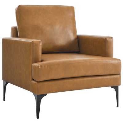 Chairs Modway Furniture Evermore Tan EEI-6047-TAN 889654226475 Sofas and Armchairs Accent Chairs AccentLounge Cha 