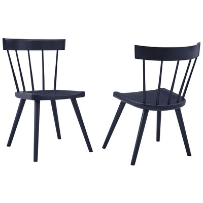 Dining Room Chairs Modway Furniture Sutter Midnight EEI-6082-MID 889654234470 Dining Chairs Side Chair HARDWOOD Wood MDF Plywood Beec Wood Plywood 
