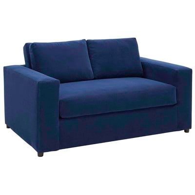 Sofas and Loveseat Modway Furniture Avendale Deep Navy EEI-6189-DNA 889654249122 Sofas and Armchairs Chaise LoungeLoveseat Love sea Velvet Contemporary Contemporary/Mode Sofa Set set 