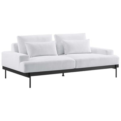 Sofas and Loveseat Modway Furniture Proximity White EEI-6214-WHI 889654252238 Sofas and Armchairs Chaise LoungeLoveseat Love sea Polyester Contemporary Contemporary/Mode Sofa Set set 