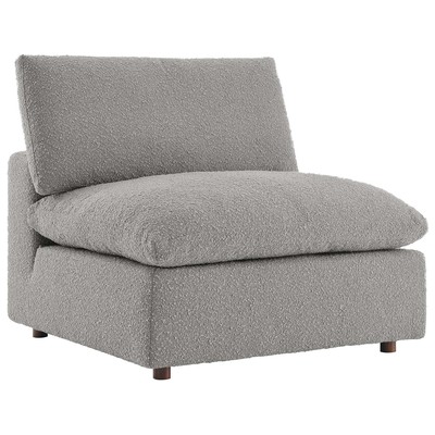 Chairs Modway Furniture Commix Light Gray EEI-6257-LGR 889654270386 Sofas and Armchairs Gray Grey 