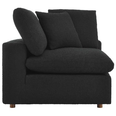 Sofas and Loveseat Modway Furniture Commix Black EEI-6259-BLK 889654270423 Sofas and Armchairs Loveseat Love seatSofa Contemporary Contemporary/Mode Sofa Set set 