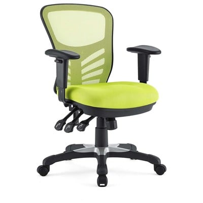 Office Chairs Modway Furniture Articulate Green EEI-757-GRN 848387056803 Office Chairs Greenemeraldteal Adjustable Ergonomic Green Complete Vanity Sets 
