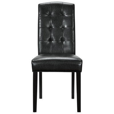 Modway Furniture Dining Room Chairs, Black,ebony, Parsons,Side Chair, Black,Dark, Dining Chairs, 848387001513, EEI-811-BLK