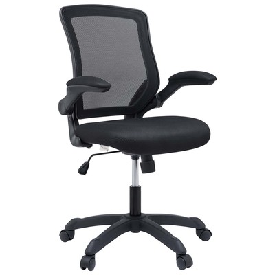 Office Chairs Modway Furniture Veer Black EEI-825-BLK 848387001667 Office Chairs Blackebony Black Complete Vanity Sets 