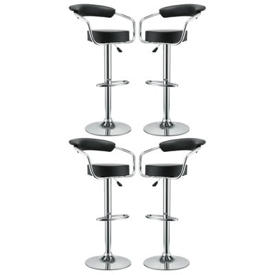 Modway Furniture Bar Chairs and Stools, Black,ebony, Bar, Dining Chairs, 848387004859, EEI-932-BLK