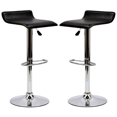 Bar Chairs and Stools Modway Furniture Gloria Black EEI-937-BLK 848387004897 Dining Chairs Black ebony Bar Counter 