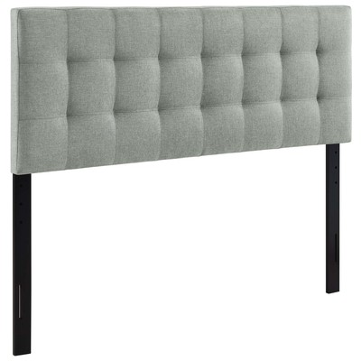 Headboards and Footboards Modway Furniture Lily Gray MOD-5041-GRY 848387016210 Headboards Gray Grey Queen Gray Complete Vanity Sets 