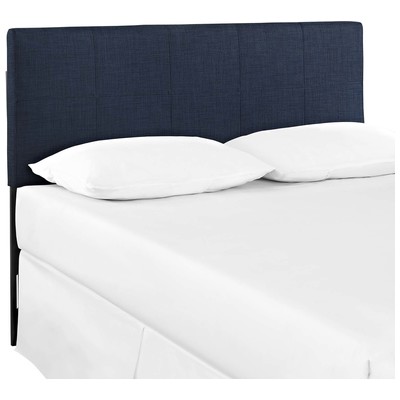 Headboards and Footboards Modway Furniture Oliver Navy MOD-5042-NAV 889654012481 Headboards Blue navy teal turquiose indig Queen Blue Navy Teal Complete Vanity Sets 