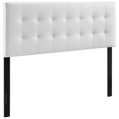 Headboards and Footboards Modway Furniture Lily White MOD-5130-WHI 848387019228 Headboards White snow Queen White Complete Vanity Sets 