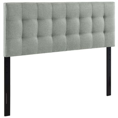 Headboards and Footboards Modway Furniture Lily Gray MOD-5144-GRY 848387019297 Headboards Gray Grey King Gray Complete Vanity Sets 