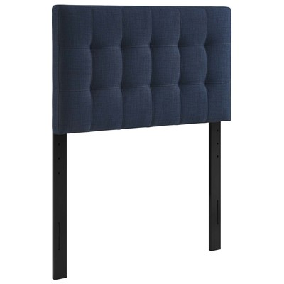 Headboards and Footboards Modway Furniture Lily Navy MOD-5148-NAV 889654012528 Headboards Blue navy teal turquiose indig Twin Blue Navy Teal Complete Vanity Sets 