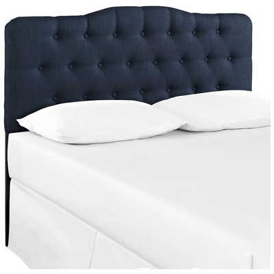 Headboards and Footboards Modway Furniture Annabel Navy MOD-5158-NAV 889654012573 Headboards Blue navy teal turquiose indig King Blue Navy Teal Complete Vanity Sets 