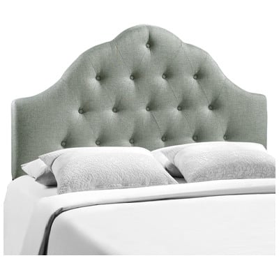 Headboards and Footboards Modway Furniture Sovereign Gray MOD-5164-GRY 848387019792 Headboards Gray Grey Full Gray Complete Vanity Sets 