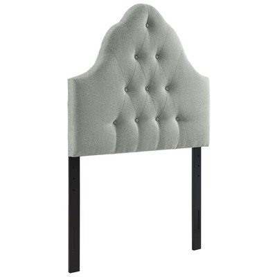 Headboards and Footboards Modway Furniture Sovereign Gray MOD-5168-GRY 848387019891 Headboards Gray Grey Twin Gray Complete Vanity Sets 