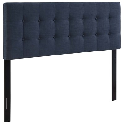 Headboards and Footboards Modway Furniture Emily Navy MOD-5170-NAV 889654012634 Headboards Blue navy teal turquiose indig Queen Blue Navy Teal Complete Vanity Sets 