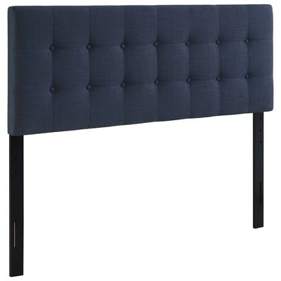 Headboards and Footboards Modway Furniture Emily Navy MOD-5172-NAV 889654012641 Headboards Blue navy teal turquiose indig Full Blue Navy Teal Complete Vanity Sets 