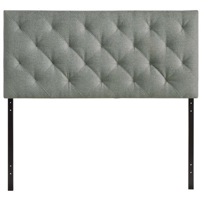Headboards and Footboards Modway Furniture Theodore Gray MOD-5313-GRY 889654012726 Headboards Gray Grey Full Gray 