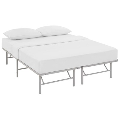 Modway Furniture Beds, Gray,Grey, Metal, Platform,Standard, Full,Queen,Twin, Complete Vanity Sets, Beds, 889654052364, MOD-5429-GRY