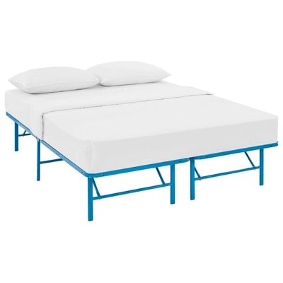 Beds Modway Furniture Horizon Light Blue MOD-5429-LBU 889654052371 Beds Blue navy teal turquiose indig Metal Platform Standard Full Queen Twin Complete Vanity Sets 