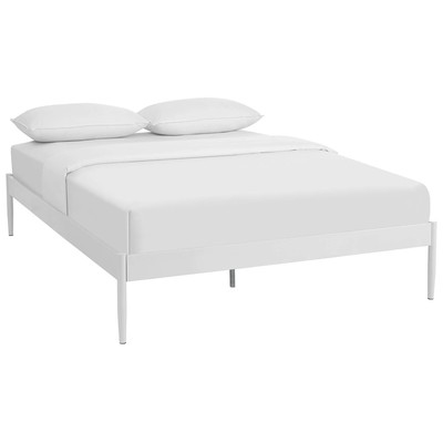 Modway Furniture Beds, White,snow, Full, Complete Vanity Sets, Beds, 889654053293, MOD-5473-WHI