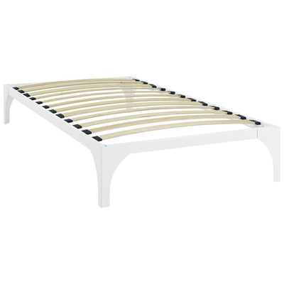 Modway Furniture Beds, White,snow, Wood, Twin, Beds, 889654096368, MOD-5747-WHI