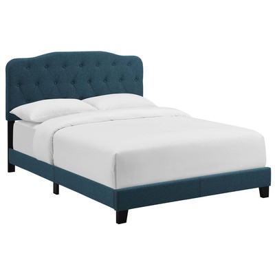 Beds Modway Furniture Amelia Azure MOD-5839-AZU 889654124245 Beds Upholstered Wood Full 