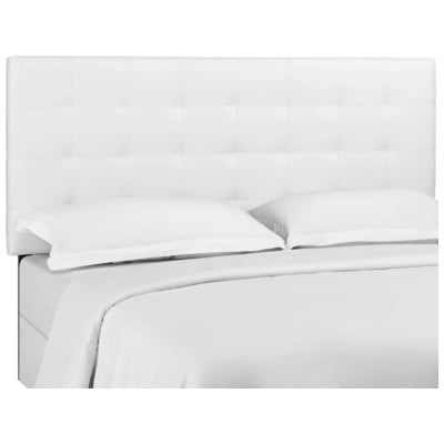 Headboards and Footboards Modway Furniture Paisley White MOD-5854-WHI 889654124788 Headboards Black ebonyWhite snow Full Queen Black White 