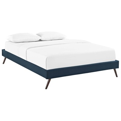 Beds Modway Furniture Loryn Azure MOD-5889-AZU 889654010739 Beds Upholstered Wood and Upholster Platform Full 