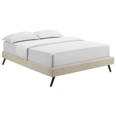 Modway Furniture Beds, Beige,Cream,beige,ivory,sand,nude, Upholstered,Wood and Upholstered,Wood, Platform, Queen, Beds, 889654035206, MOD-5891-BEI