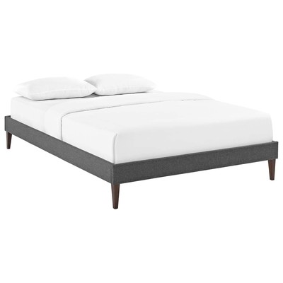 Modway Furniture Beds, Gray,Grey, Upholstered,Wood and Upholstered,Wood, Platform, Full, Beds, 889654095170, MOD-5897-GRY