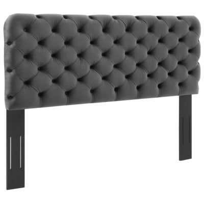 Headboards and Footboards Modway Furniture Lizzy Charcoal MOD-6031-CHA 889654990369 Headboards Full Queen 