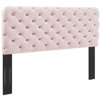 Headboards and Footboards Modway Furniture Lizzy Pink MOD-6031-PNK 889654990314 Headboards Pink Fuchsia blush Full Queen 