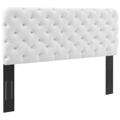 Headboards and Footboards Modway Furniture Lizzy White MOD-6031-WHI 889654990291 Headboards White snow Full Queen White 