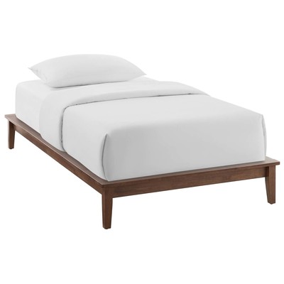 Beds Modway Furniture Lodge Walnut MOD-6053-WAL 889654138723 Beds Wood Platform Twin 
