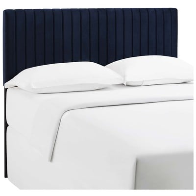 Headboards and Footboards Modway Furniture Keira Midnight Blue MOD-6095-MID 889654148333 Headboards Blue navy teal turquiose indig Full Queen Blue Teal 