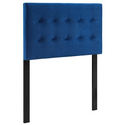 Headboards and Footboards Modway Furniture Emily Navy MOD-6114-NAV 889654153382 Headboards Blue navy teal turquiose indig Twin Blue Navy Teal 