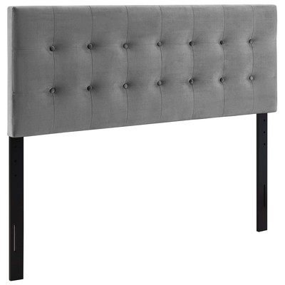 Headboards and Footboards Modway Furniture Emily Gray MOD-6117-GRY 889654153511 Headboards Gray Grey King Gray 