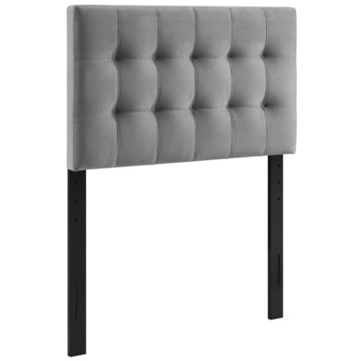 Headboards and Footboards Modway Furniture Lily Gray MOD-6118-GRY 889654153566 Headboards Gray Grey Twin Gray 