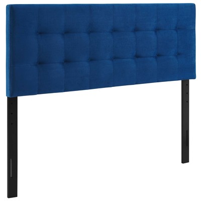 Headboards and Footboards Modway Furniture Lily Navy MOD-6120-NAV 889654153689 Headboards Blue navy teal turquiose indig Queen Blue Navy Teal 