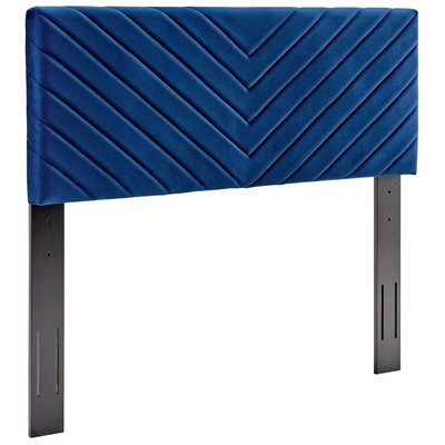 Headboards and Footboards Modway Furniture Alyson Navy MOD-6144-NAV 889654159919 Headboards Blue navy teal turquiose indig Full Queen Blue Navy Teal 