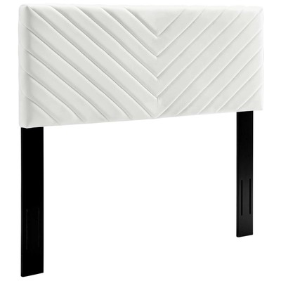 Headboards and Footboards Modway Furniture Alyson White MOD-6145-WHI 889654159964 Headboards White snow California King King Twin White 