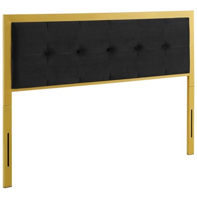 Modway Furniture Headboards and Footboards, black, ,ebony, gold, 