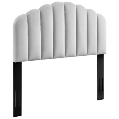 Headboards and Footboards Modway Furniture Veronique Light Gray MOD-6206-LGR 889654166467 Headboards Gray Grey Twin Gray 