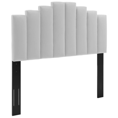Headboards and Footboards Modway Furniture Noelle Light Gray MOD-6276-LGR 889654994091 Headboards Gray Grey Twin Gray 