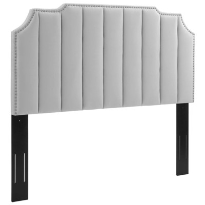 Headboards and Footboards Modway Furniture Rosalind Light Gray MOD-6315-LGR 889654989615 Headboards Gray Grey Full Queen Gray 