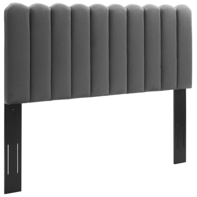 Headboards and Footboards Modway Furniture Delilah Charcoal MOD-6317-CHA 889654989479 Headboards Twin 